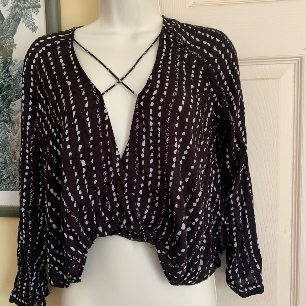 Crop top blouse
